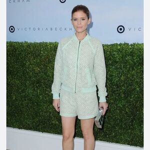 Victoria Beckham For Target Lace Eyelet Bomber Jacket